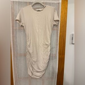 Aritzia babaton cream bodycon mini dress size medium